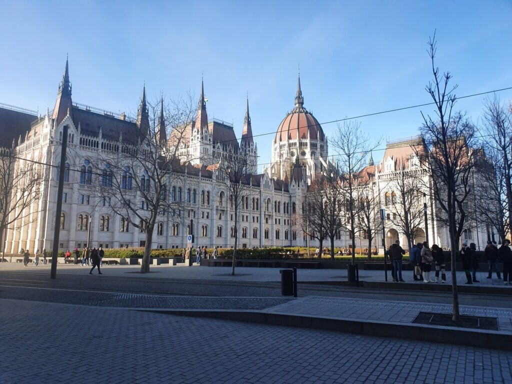 Hongaars parlementsgebouw in Boedapest - Januari 2024